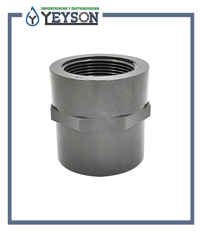 Unión PVC SCH-80 roscada Lesso